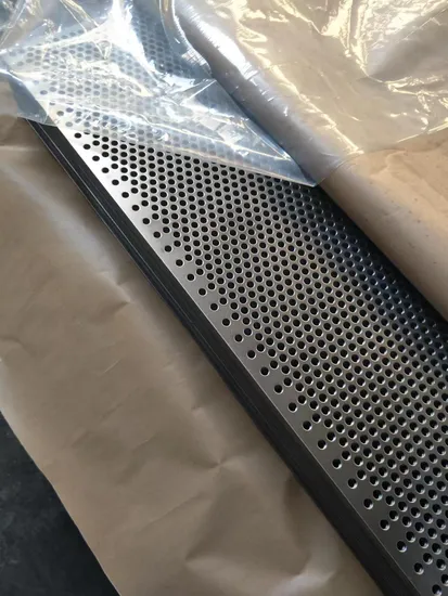 Ss 304 Perforated Plate Porous Round Hole Screen Stainless Steel Metal Punching Mesh Sheet 