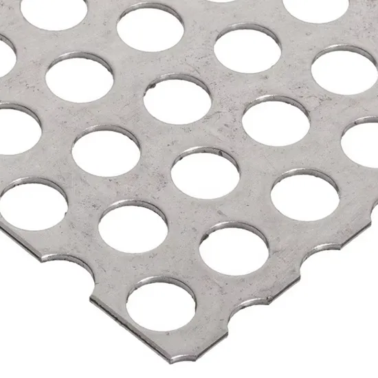 Customized Hexagonal Hole Stainless Steel Perforated Metal Sheet 
