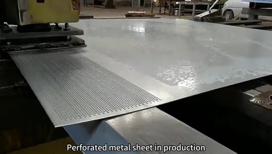 Galvanized, Stainless Steel, Aluminum, Copper, Round, Square, Slotted, Hexagonal Hole Decorative Perforated Stamping Metal Sheet Mesh Screen Panel for Building 