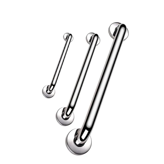 Stainless Steel 304 Handicap Rubber Grab Bar for Bathroom 