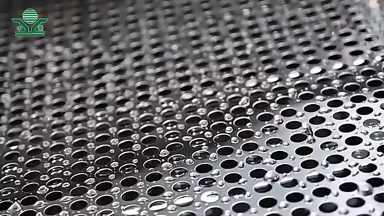 Zhongtai PVC Coated Perforated Metal Sheet China Suppliers Roll up Perforated Plate Aluminum Copper Plate Material 1.5mm Perforated Stainless Steel Metal Sheet 