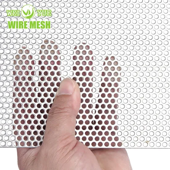 Stainless Steel and Aluminum Sheet Hole Strainer Grain Sieve Perforated Mesh Screen Plate Round Perforated Sheet Sheet Metal 1.5mm Speaker Grill Mesh 
