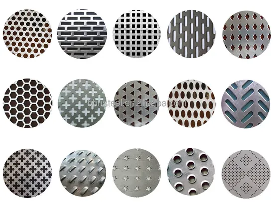 Small Hole Perforated Stainless Steel Sheet Perforated Metal Sheet for Fencing 