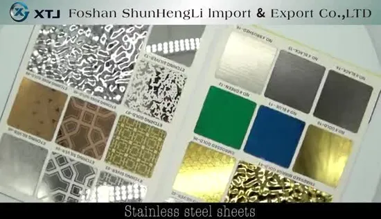2b/Ba/Mirror/No. 4/Color Surface Decorative 201 304 316 Stainless Steel Plate and Sheet 